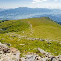 Abstieg vom Zirbitzkogel - Seetaler Alpen