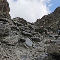 Aufstieg zur Zischgenscharte