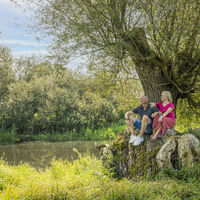 Seeve-Radweg in der unteren Seeveniederung
