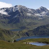 Blick über Piora, Leventina und Bedrettotal