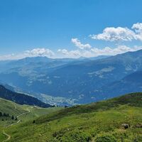 Aussicht auf die Surselva
