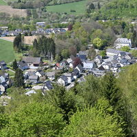 Ausblick von der Steinbergrouine auf Ostwig