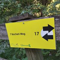 7 Bacherl Weg- Beschilderung, Stubenberg am See, Oststeiermark