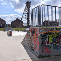 Skateranlage an der Niederrheinallee