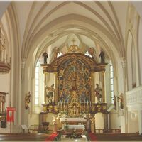 Barocker Gnadenaltar der Wallfahrtskirche Maria Neustift