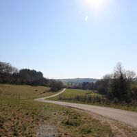 Der Weg nach Strüth von der Grillhütte