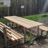 Rastplatz am Wanderparkplatz Krummer Stein