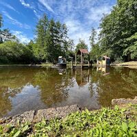 Wasserspielplatz an den Jägersburger Weihern