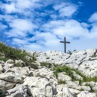 Der Gipfel ist in Griffweite