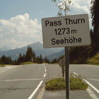 Passhöhe Pass Thurn