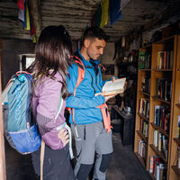 Das Haus der Bücher von Sostila, eine kleine Bibliothek, die immer geöffnet ist