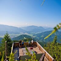 Aussichtsplattform auf der Aflenzer Bürgeralm