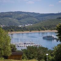 Schiff auf Sorpesee