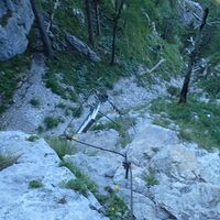 Aufstieg am Naturfreundesteig
