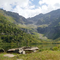 Rückblick zur Hochwildstelle und zur Kleinen Wildstelle