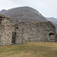 Die Ruinen der Rocca