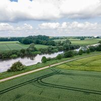 Weser von oben