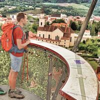 Maßenburg, 575 m mit Blick auf Leoben