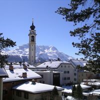 Samedan im Winter