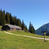 Sennhütte auf der Wetterinalm