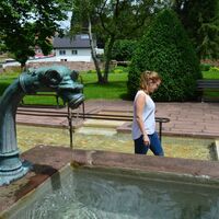 Kneipp-Becken im Klosterviertel