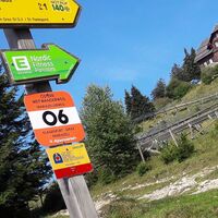 Wegweiser zum Stubenberghaus am Schöckl_Passail_Oststeiermark