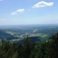 Ausblick auf der Aussichtswarte