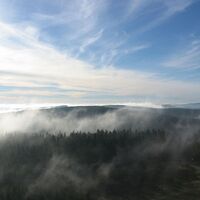 Neben auf den Bergen bei Willingen