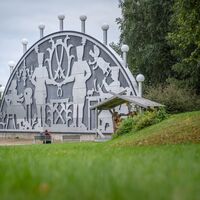 der weltgrößte Schwibbogen in Johanngeorgenstadt