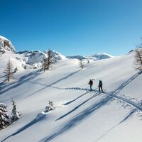 letzte Querung mit Blick auf den Gipfel