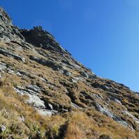 Anstieg durch die Südseite des Waldhorns