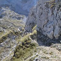 Beim Aufstieg zum Igelskopf, Rückblick auf den bisherigen Weg.