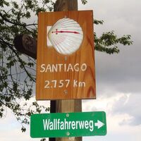 Weit ist nicht mehr nach Santiago