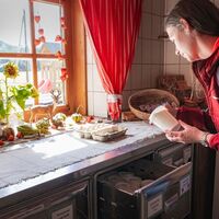 Einkauf im Hofladen Thoamlhof
