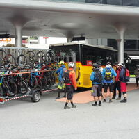 Postauto Moosalp Anhänger