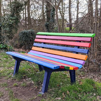 Bunte Bank am Averdunksweg