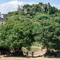 Gravel Ruinen von Chateauneuf