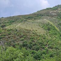 Blick zurück auf das Fort vom Croce di Conscente