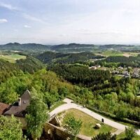 Panoramablick von der Burg Kreuzen