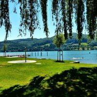 Strandbad im Campingplatz Wangen