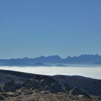 Blick zu den Karawanken