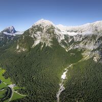 Panorama Bergleintal mit Gehrenspitze