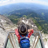 Brücke ins Nichts am Dachstein