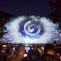 Wasser-Multimediashow