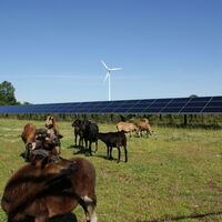 Windenergieanlage und Fotovoltaik in Aurich