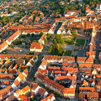 Der größte Marktplatz Deutschlands von oben