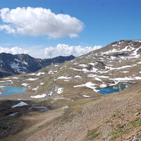 Ausblick auf die schönen kleinen Seen