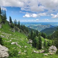 Weg über den "Bösen Tritt" am Aggenstein