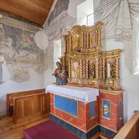 Obergesteln, Friedhofskapelle: Fresken