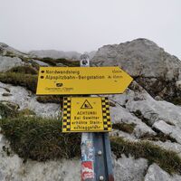 Einstieg in den Nordwandsteig